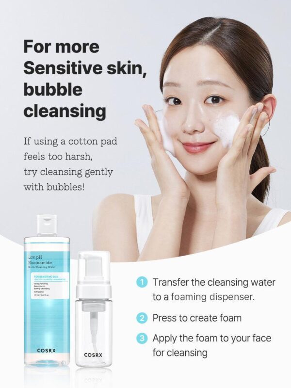 [COSRX] Low PH Niacinamide Micellar Cleansing Water 400ml (13.52 fl.oz) - Image 13