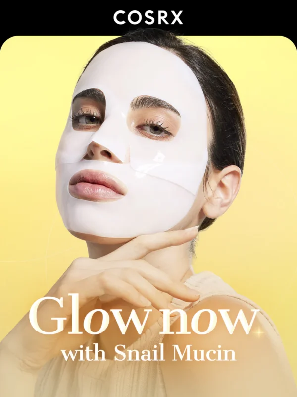 ⁦Advanced Snail Mucin Glass Glow Hydrogel Mask_3ea⁩ - الصورة ⁦2⁩