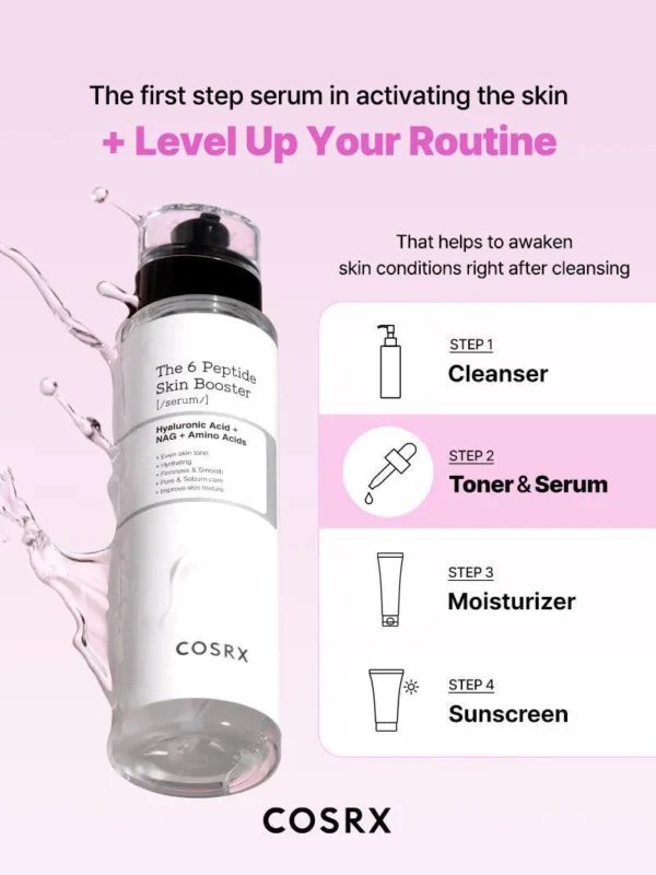 ⁦COSRX The 6 Peptide Skin Booster Serum - 150ml⁩ - الصورة ⁦15⁩