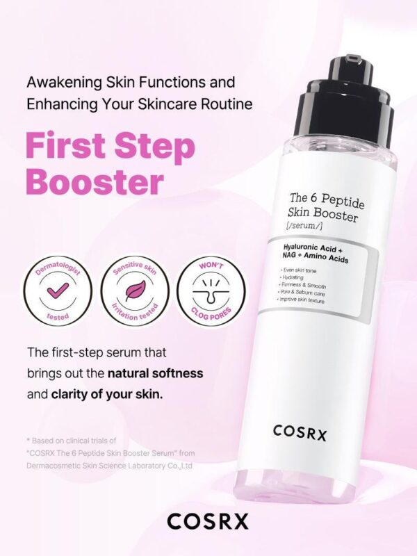 ⁦COSRX The 6 Peptide Skin Booster Serum - 150ml⁩ - الصورة ⁦5⁩