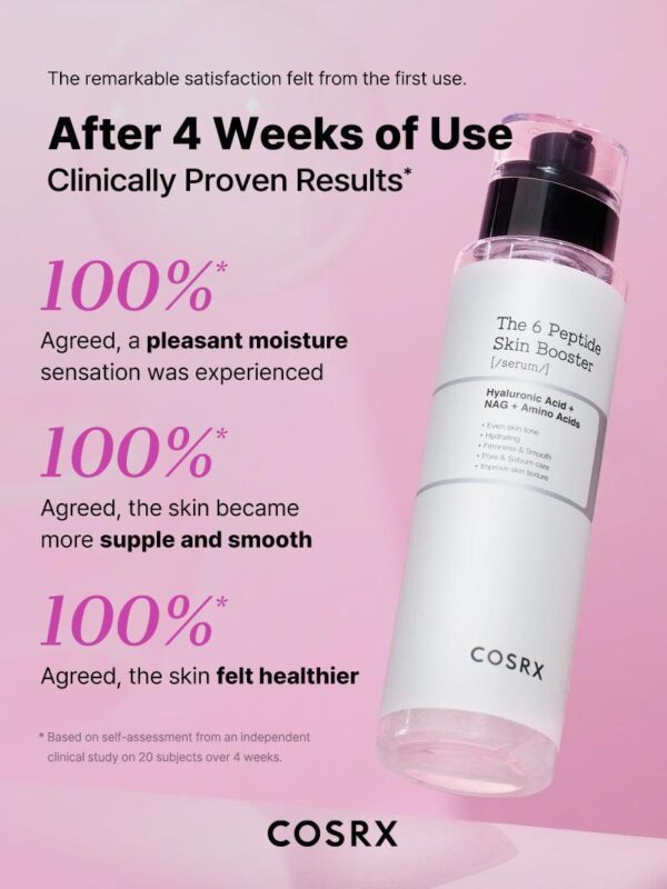 ⁦COSRX The 6 Peptide Skin Booster Serum - 150ml⁩ - الصورة ⁦6⁩