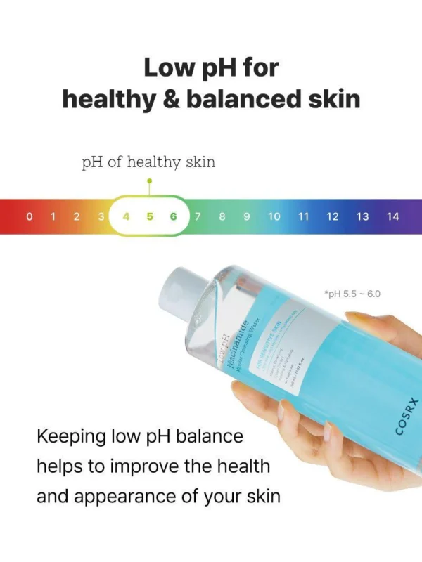 [COSRX] Low PH Niacinamide Micellar Cleansing Water 400ml (13.52 fl.oz) - Image 7