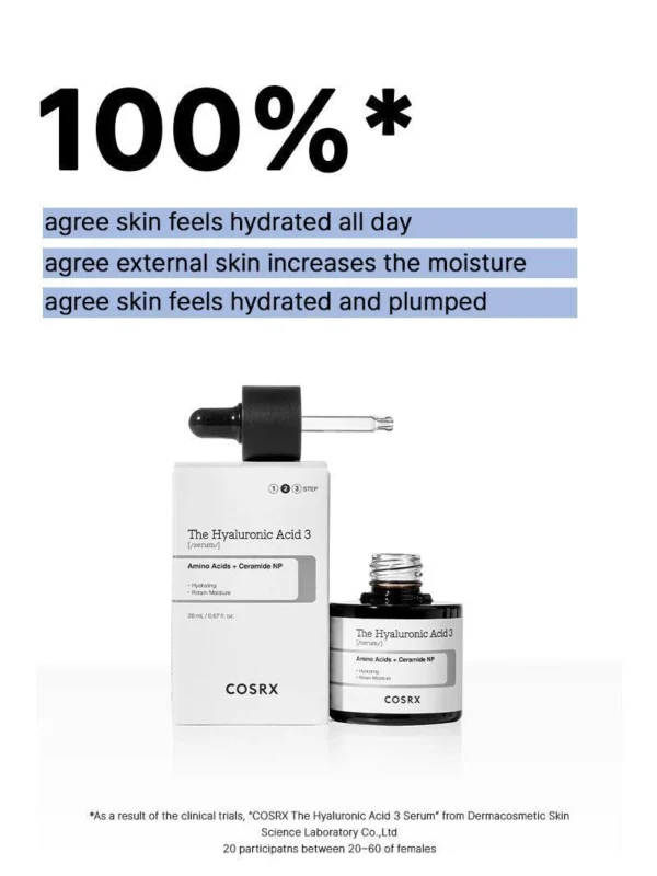 COSRX Hyaluronic Acid Serum 3 20ml - Image 14